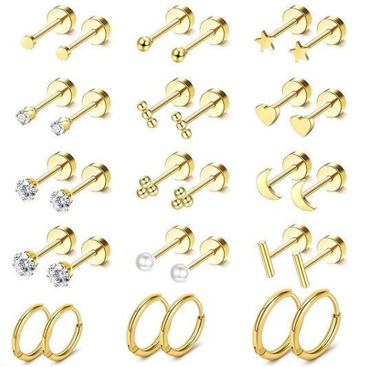 Earrings set displayed on a neutral background image 10