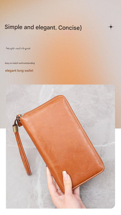 RFID women's wallet in black color