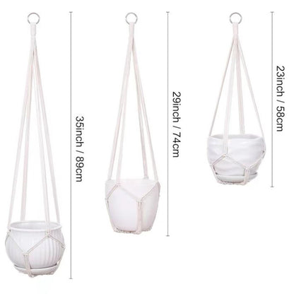 Indoor outdoor plant basket set image 3