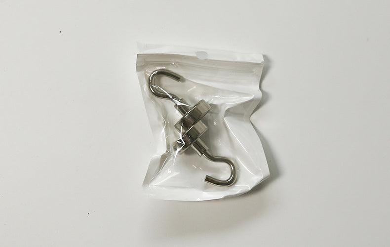 Iron magnetic hooks on refrigerator