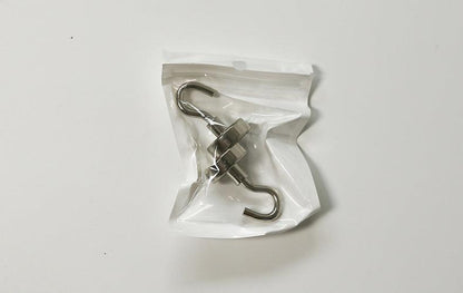Iron magnetic hooks on refrigerator