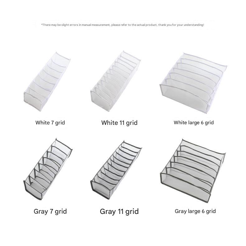 Photo displaying multi-compartment sock and lingerie organizer