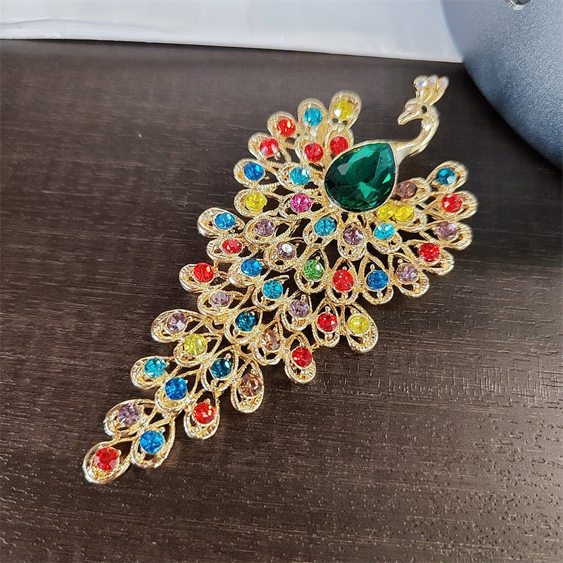 colorful rhinestone brooch for clothing