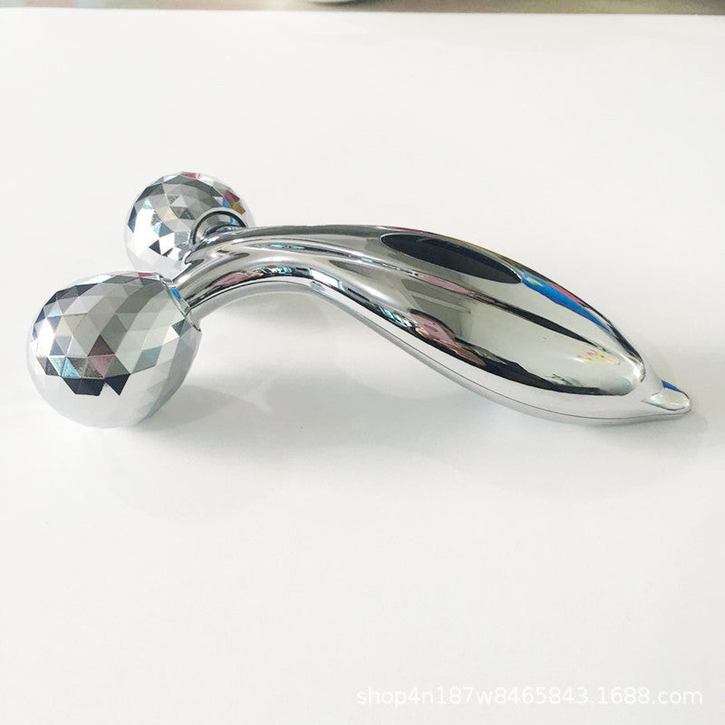 Portable face lifting roller for skincare
