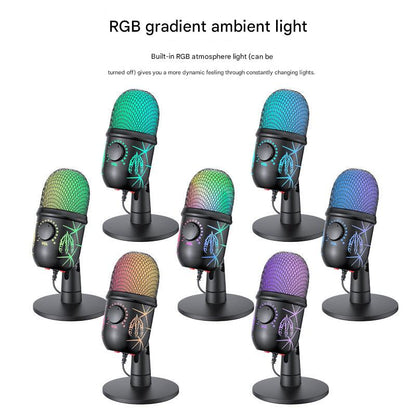 V5 RGB condenser microphone front view
