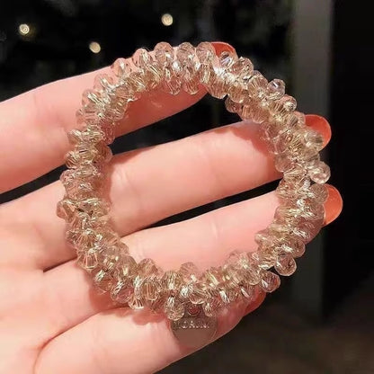 Chic Korean Pearl Hair Tie Bracelet Image 2