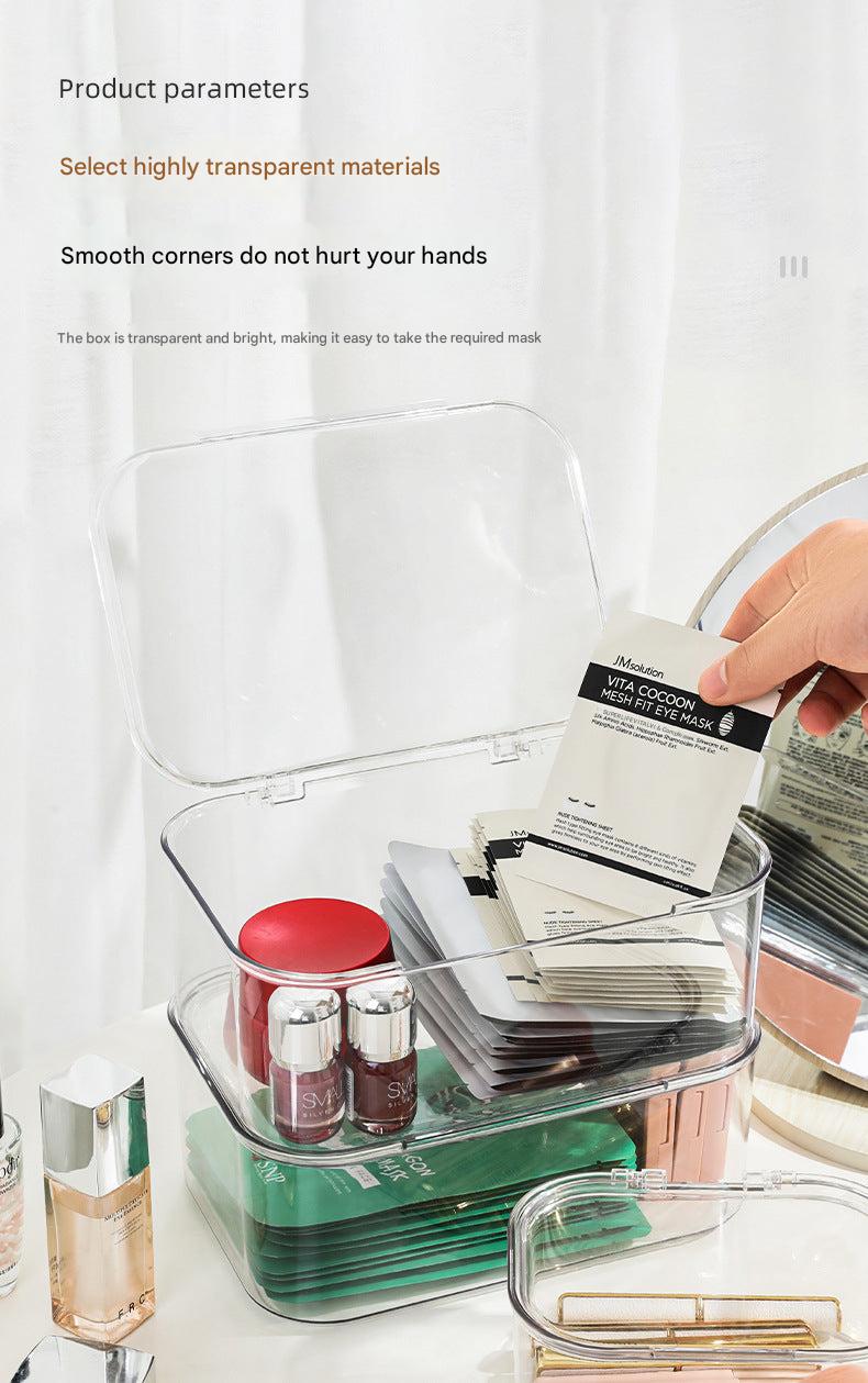 acrylic organizer for stationery and snacks