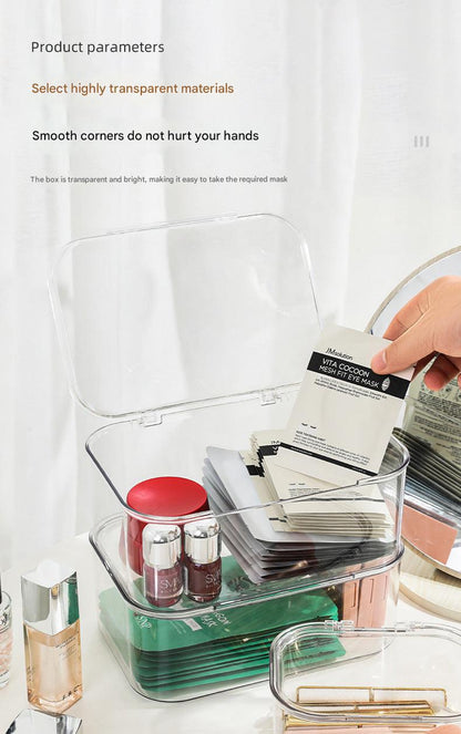 acrylic organizer for stationery and snacks