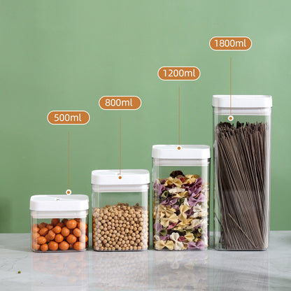 Modern spice storage jar in kitchen