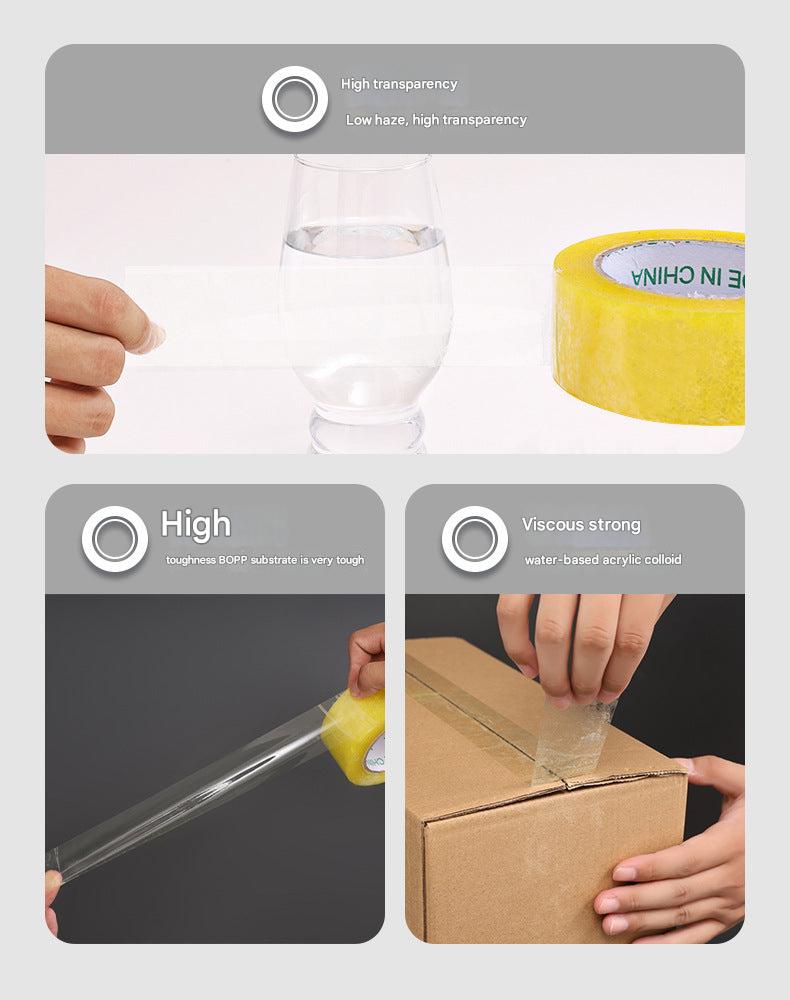 Versatile adhesive tape for packages