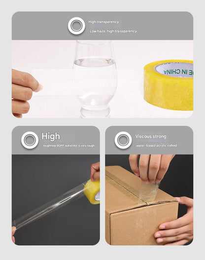 Versatile adhesive tape for packages