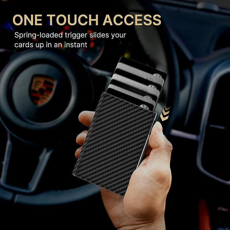 Aluminum wallet close-up image 3