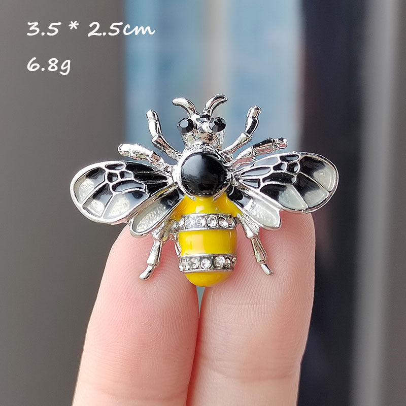 Colorful Bee Brooch Variety Display Image 3