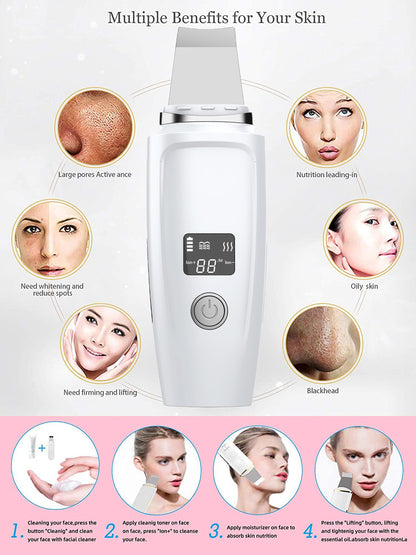 Waterproof facial scrub device