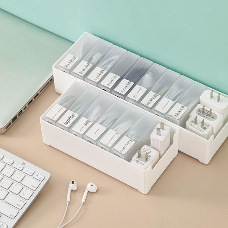 Stackable drawer storage for tech accessories