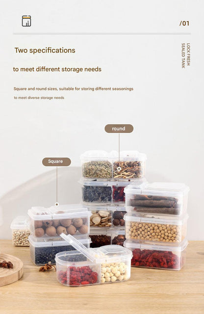 Durable PP spice containers for solid condiments