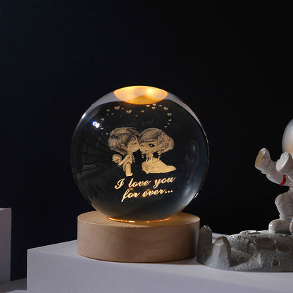 Crystal Ball Night Light Product Image 3