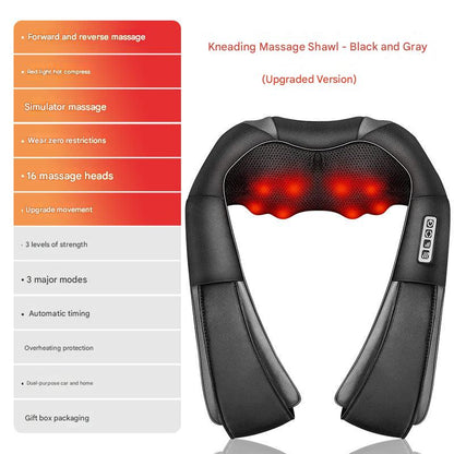 Electric Neck Massager with Heat Feature