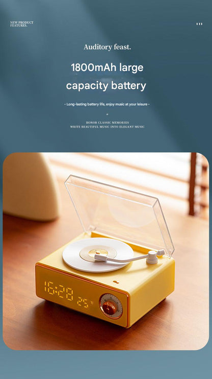 Compact Retro Bluetooth Speaker front view