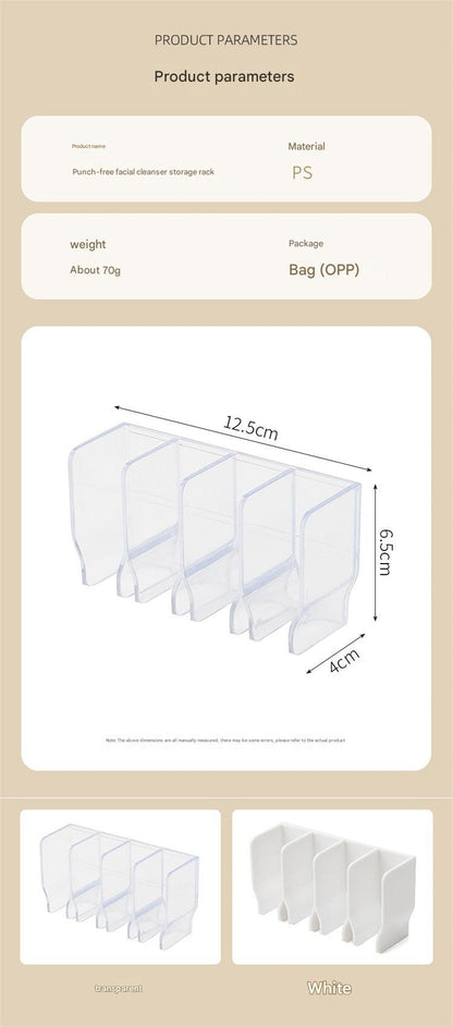 Installation video of bathroom organizer