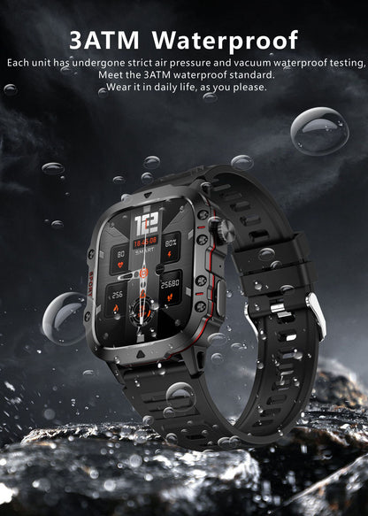 Men's smartwatch with health monitoring