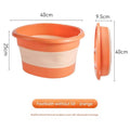 Orange Foot Soaking Bucket without Lid