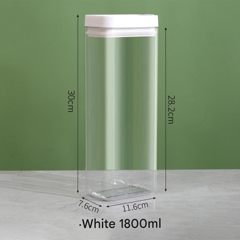 Modern spice storage jar in kitchen