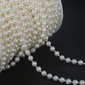 Round Pearl Beige 6mm 5m per pack (Pack of 1)