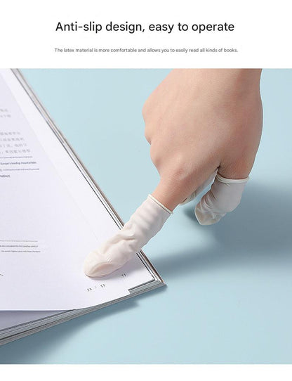 Durable non-slip latex finger cots