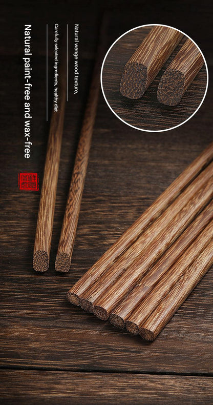 Reusable wooden chopsticks for family image 7