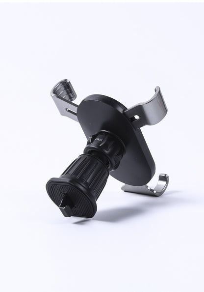 Universal car phone mount installed in car air vent