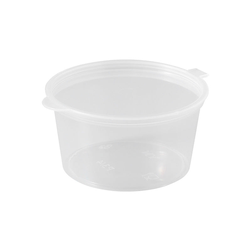 Disposable sauce containers with lids