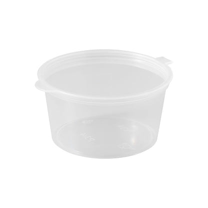 Disposable sauce containers with lids