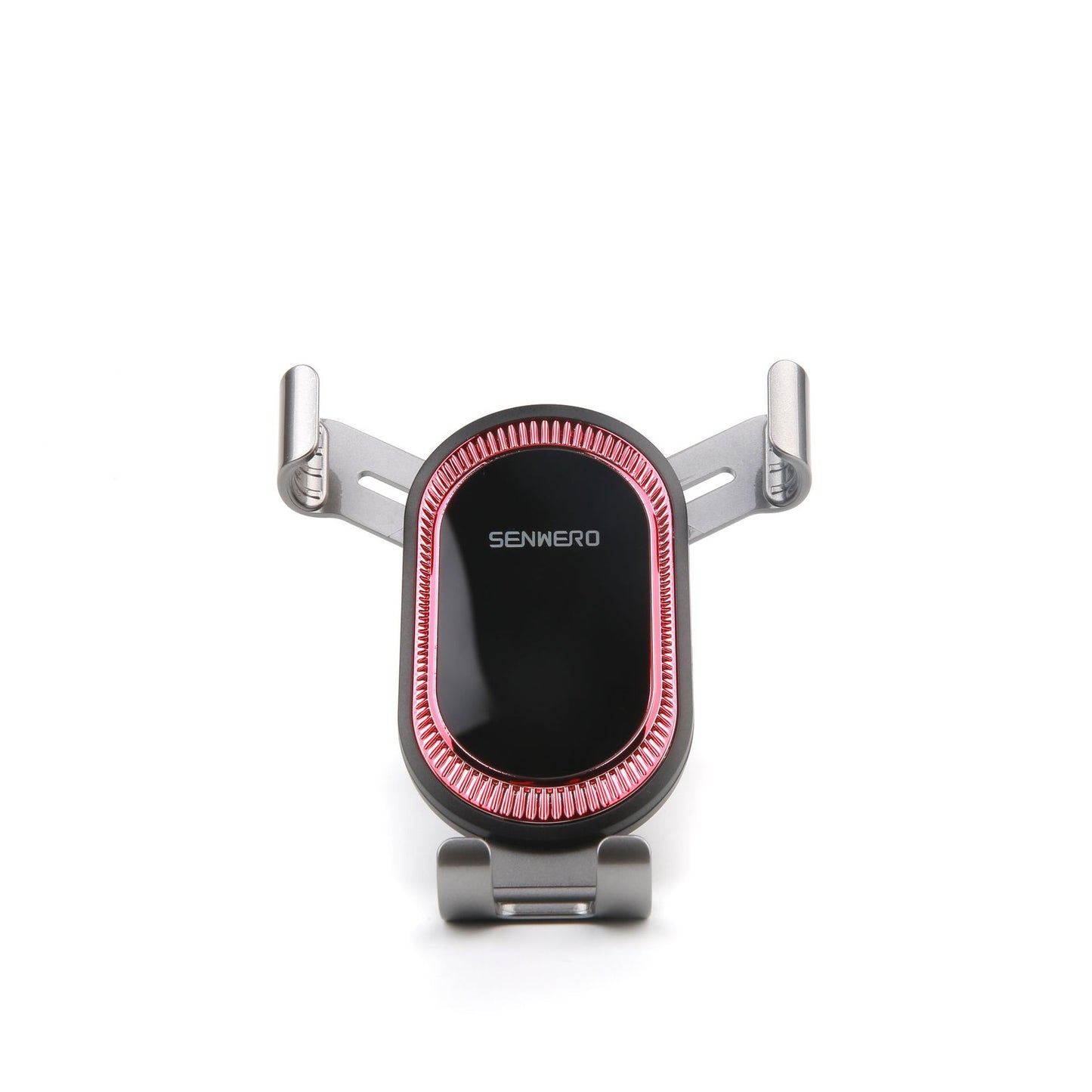 Universal car phone mount installed in car air vent