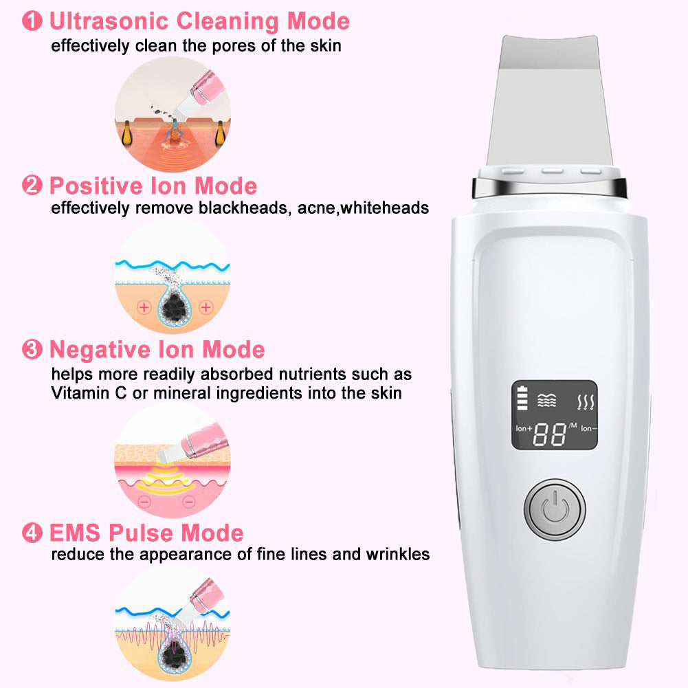 Portable skin scrubber with warranty