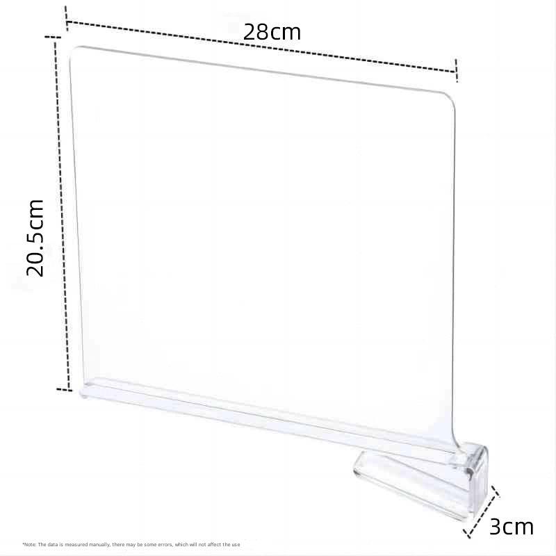 Transparent acrylic shelf organizer image 10