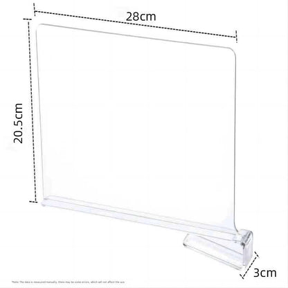 Transparent acrylic shelf organizer image 10