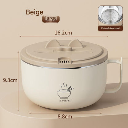 Student kitchen essentials stainless steel bowl