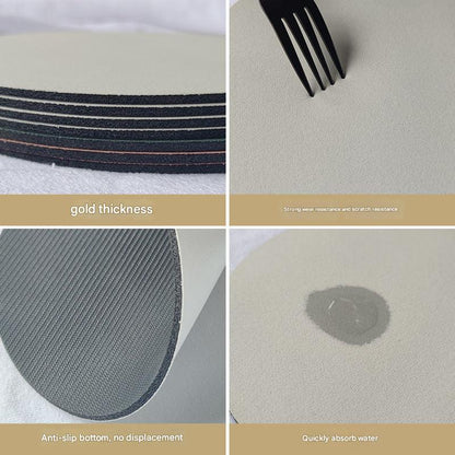 Non-slip diatomaceous cup mat