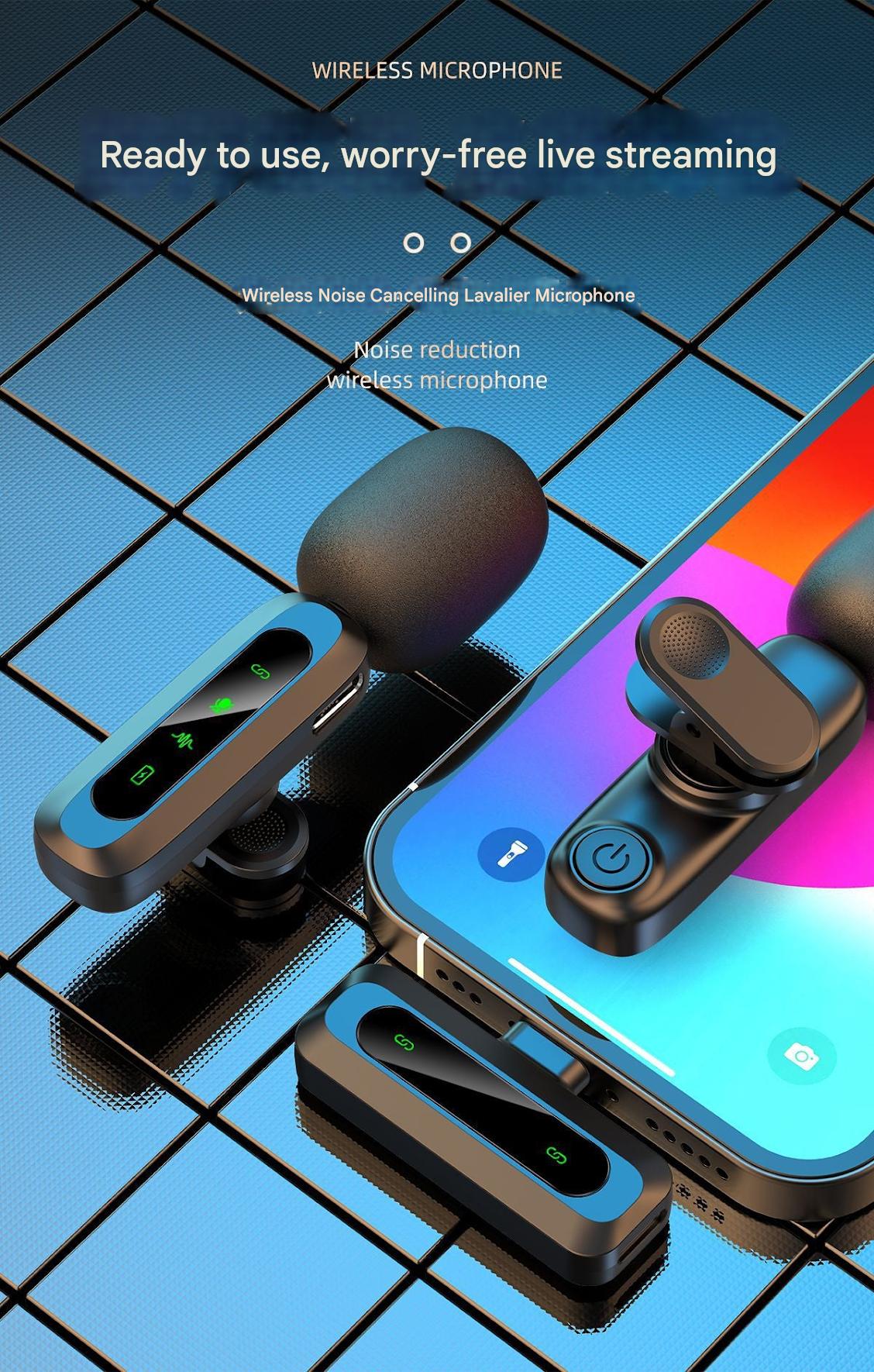 Wireless clip-on microphone image 1