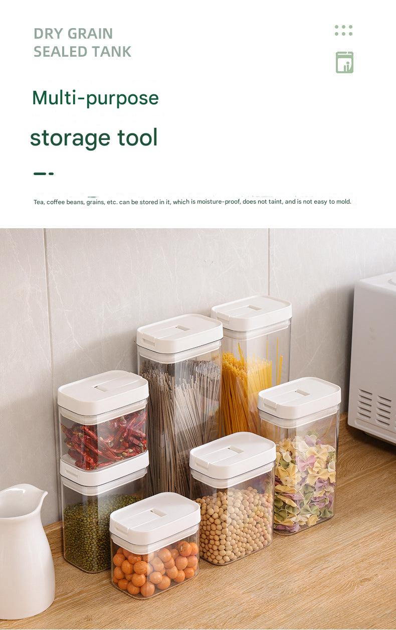 Modern spice storage jar in kitchen