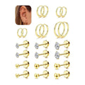 Gold 11 Pair Set