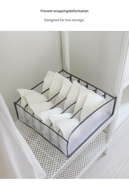 Breathable nylon organizer for bedroom use