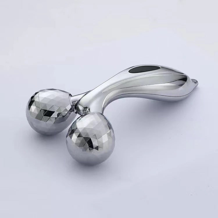 3D facial roller massager for glowing skin