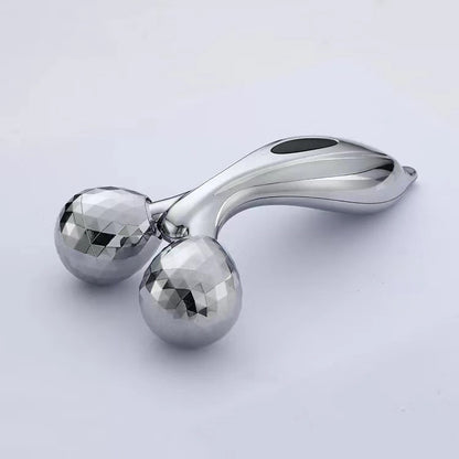 3D facial roller massager for glowing skin
