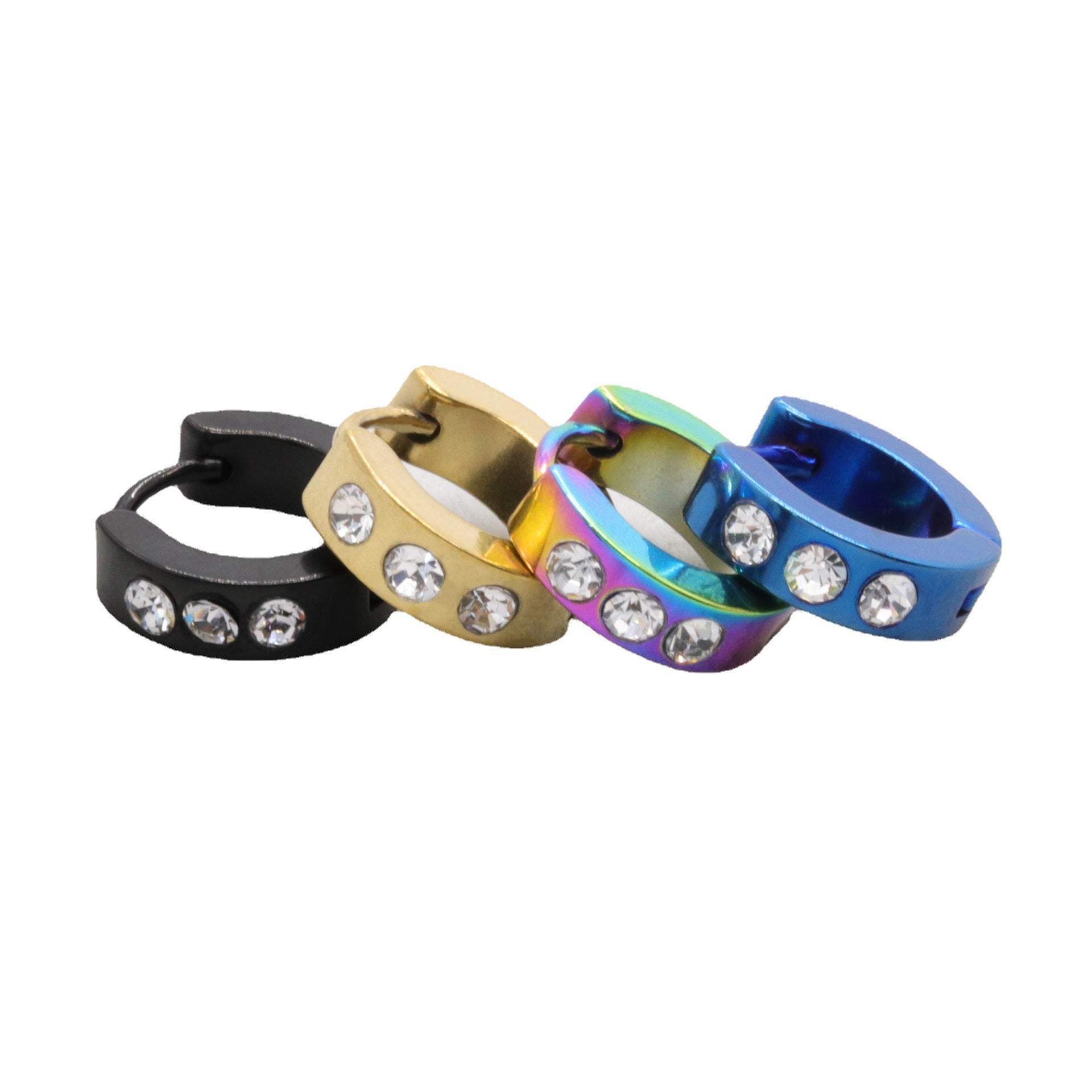 Colorful hoop earrings for fashion lovers