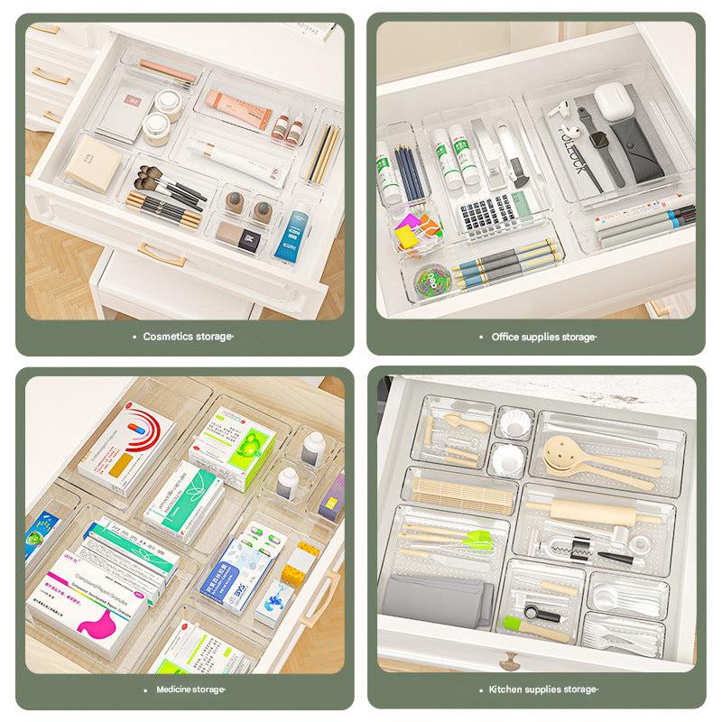 Clear cosmetic storage box