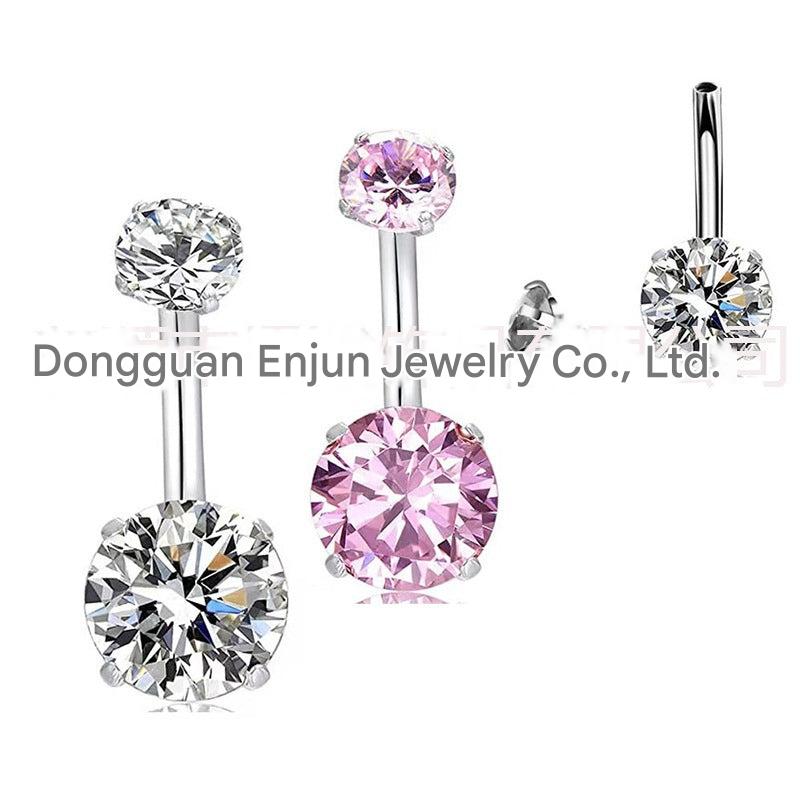 Titanium Steel Cross Zirconia Earring Image 7