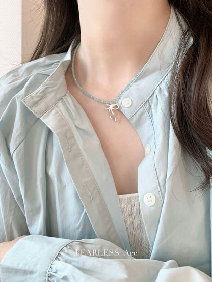 Colorful bead jewelry necklace
