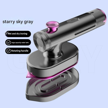 Steam iron rotating nozzle feature